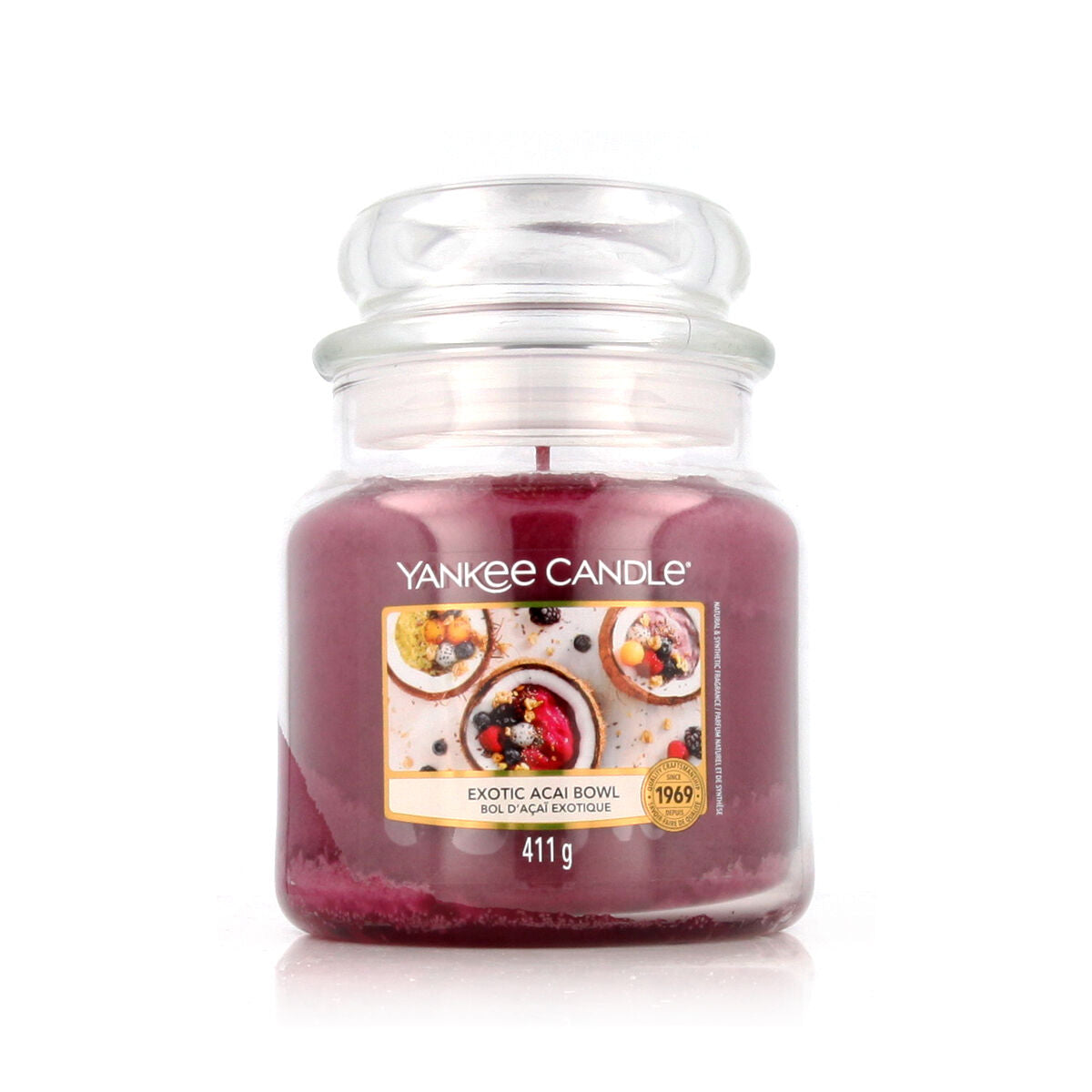 Aromatizuota žvakė Yankee Candle Acai uogos 411 g