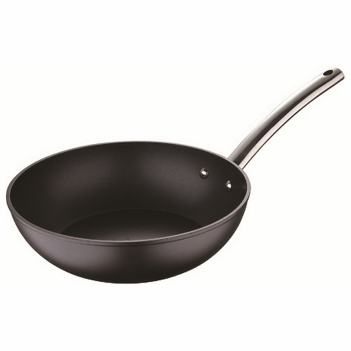 Wok keptuvė Masterpro Juoda Aliuminis Grūdintas aliuminis (Ø 28 cm)