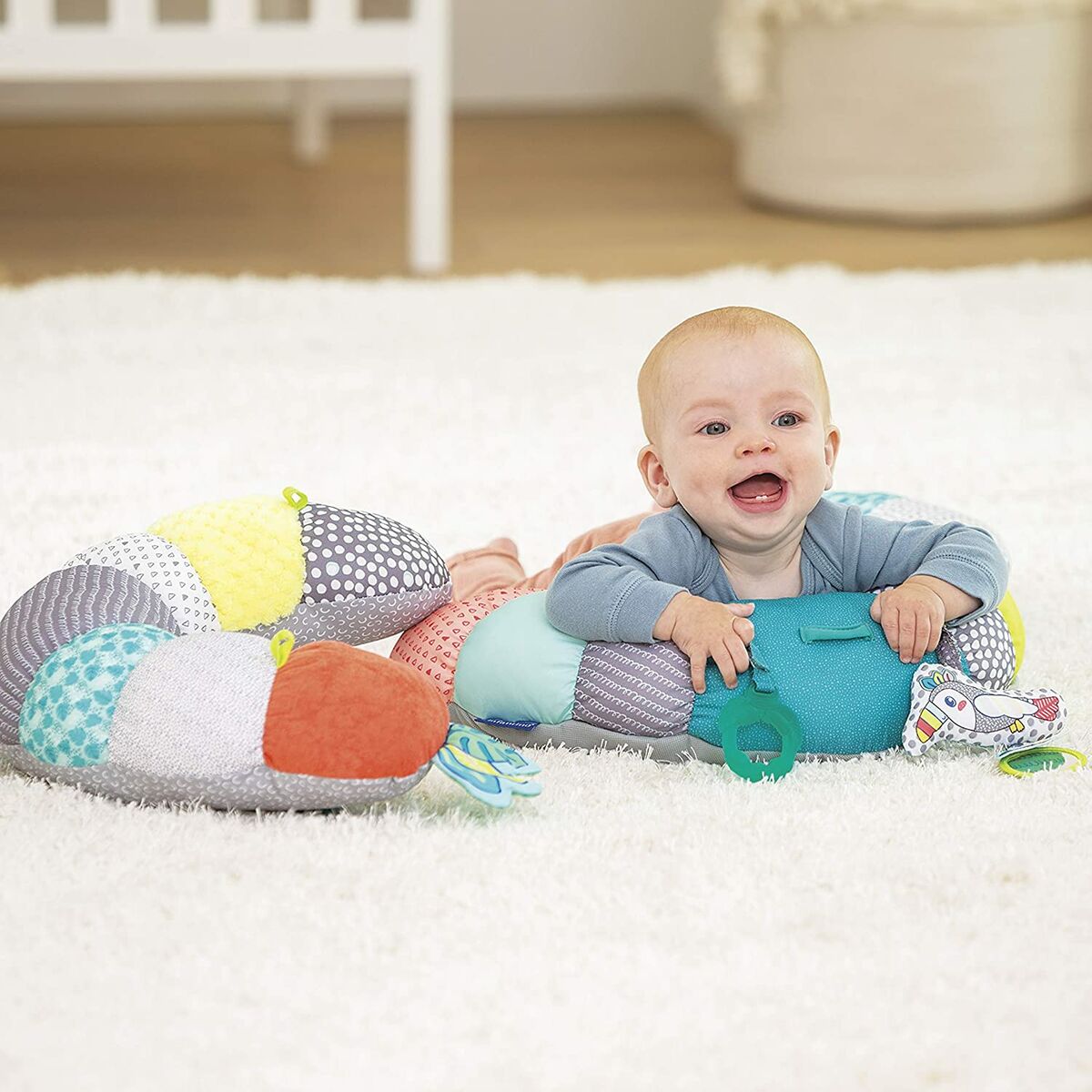 Žaidimų kilimėlis Infantino Tummy Time 2 in 1