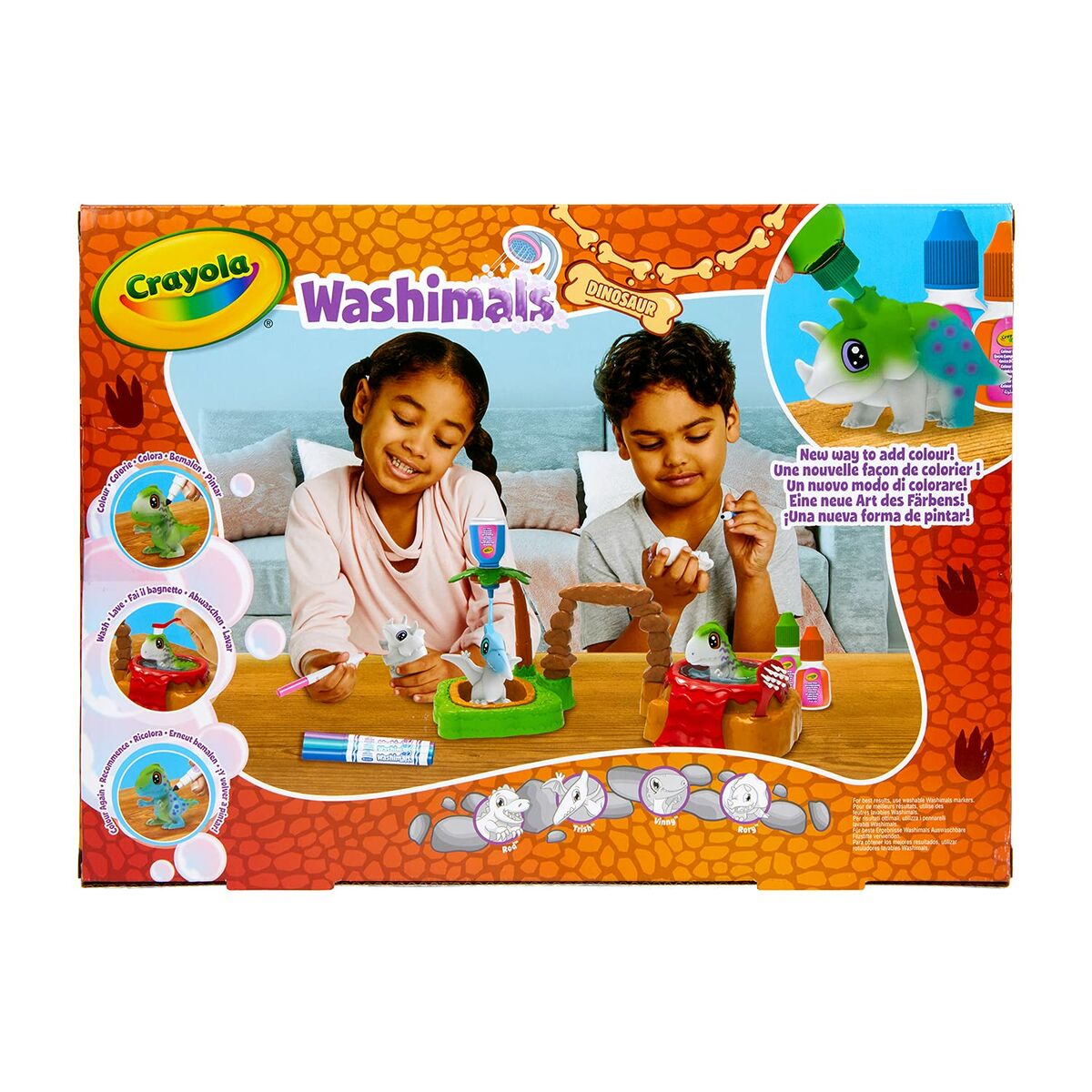 Playset Washimals Dinos Set Jurásico Crayola Washimals Dinosaurs Amatų žaidimas