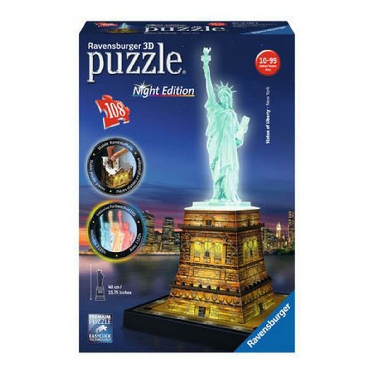 3D Puzlė Night Edition Ravensburger 12596 (108 pcs) 216 Dalys