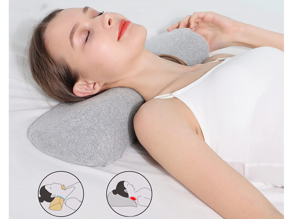 Ortopedinė miego pagalvė iš formuoto putplasčio, ergonomiška atrama