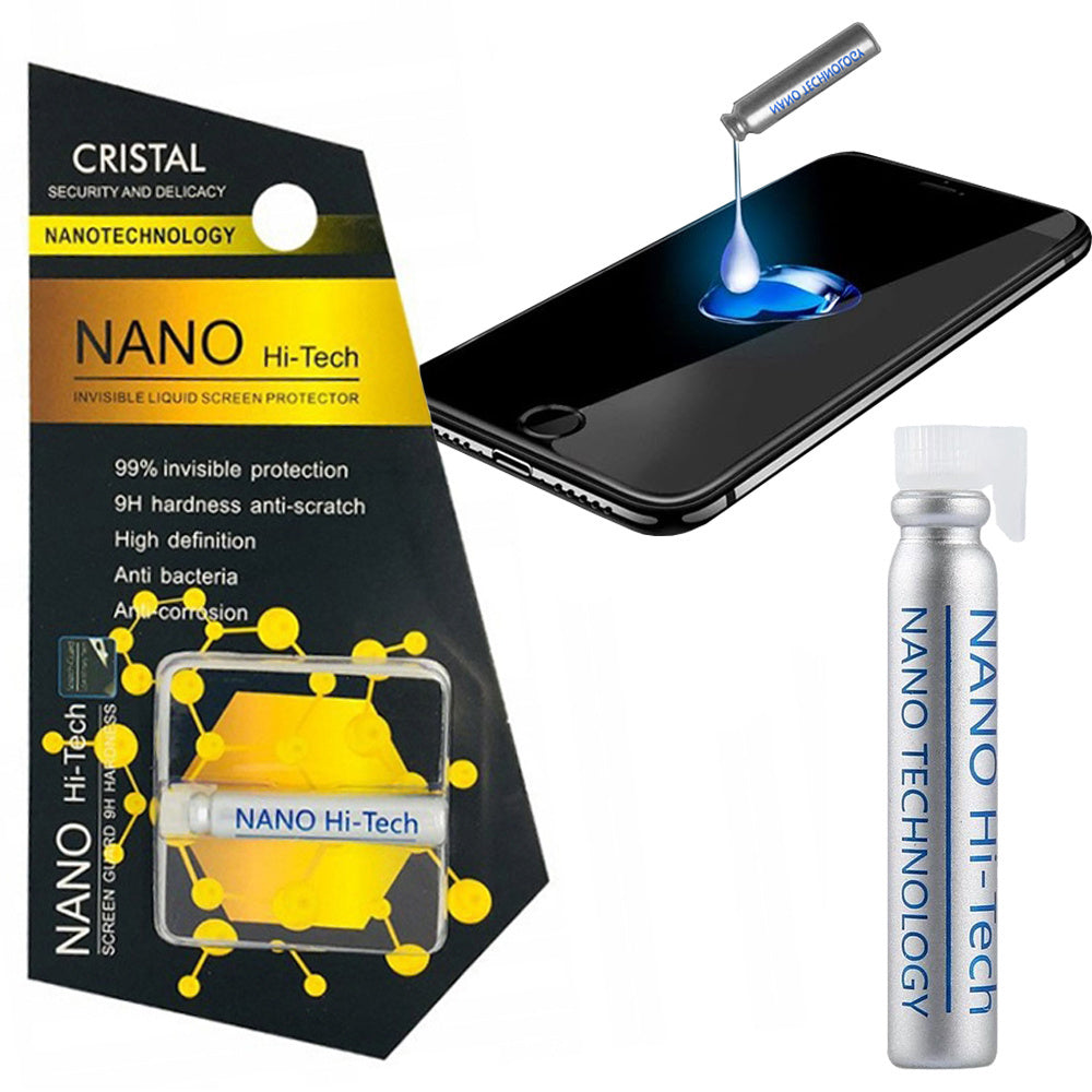 Skystas nano stiklas ekrano apsauginis stiklas 9h universalus