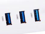 Koncentratorius usb 3.0 prievadų skirstytuvas 4 prievadų skirstytuvo adapterio adapteris, Baltas, Szín, Fehér