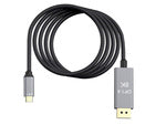 Displayport usb typ-c 1.4 video audio usb-c 8k 4k 2k kabelis 1,8 m