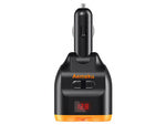 12-24 v lizdo daliklis 2xusb-a 1xusb-c qc 3.0 80 w įkroviklis