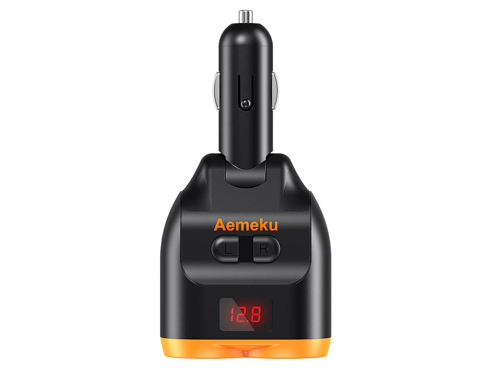 12-24 v lizdo daliklis 2xusb-a 1xusb-c qc 3.0 80 w įkroviklis