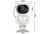 Žvaigždžių projektorius astronautas naktinė šviesa lazerinis dangaus projektorius led nuotolinio valdymo pultas