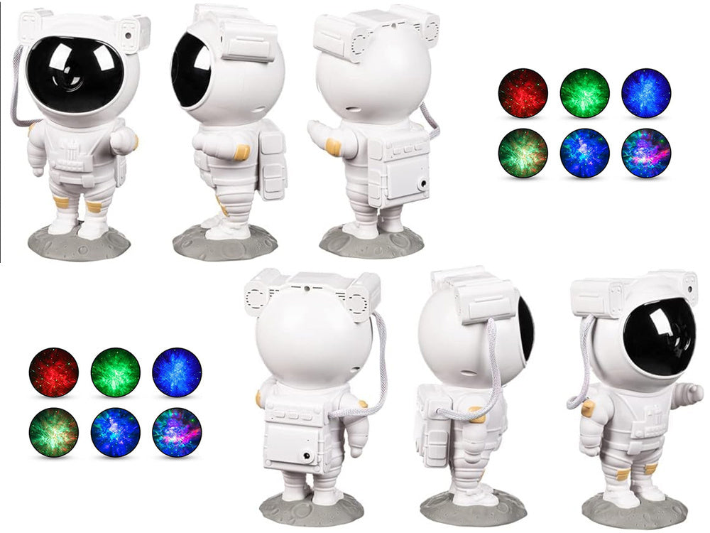Žvaigždžių projektorius astronautas naktinė šviesa lazerinis dangaus projektorius led nuotolinio valdymo pultas