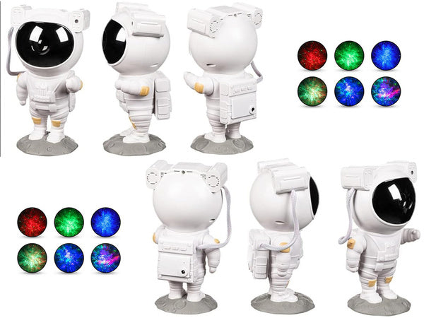 Žvaigždžių projektorius astronautas naktinė šviesa lazerinis dangaus projektorius led nuotolinio valdymo pultas