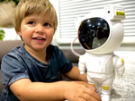 Žvaigždžių projektorius astronautas naktinė šviesa lazerinis dangaus projektorius led nuotolinio valdymo pultas