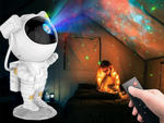 Žvaigždžių projektorius astronautas naktinė šviesa lazerinis dangaus projektorius led nuotolinio valdymo pultas