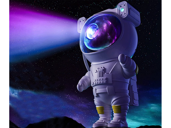 Žvaigždžių projektorius astronautas naktinė šviesa lazerinis dangaus projektorius led nuotolinio valdymo pultas