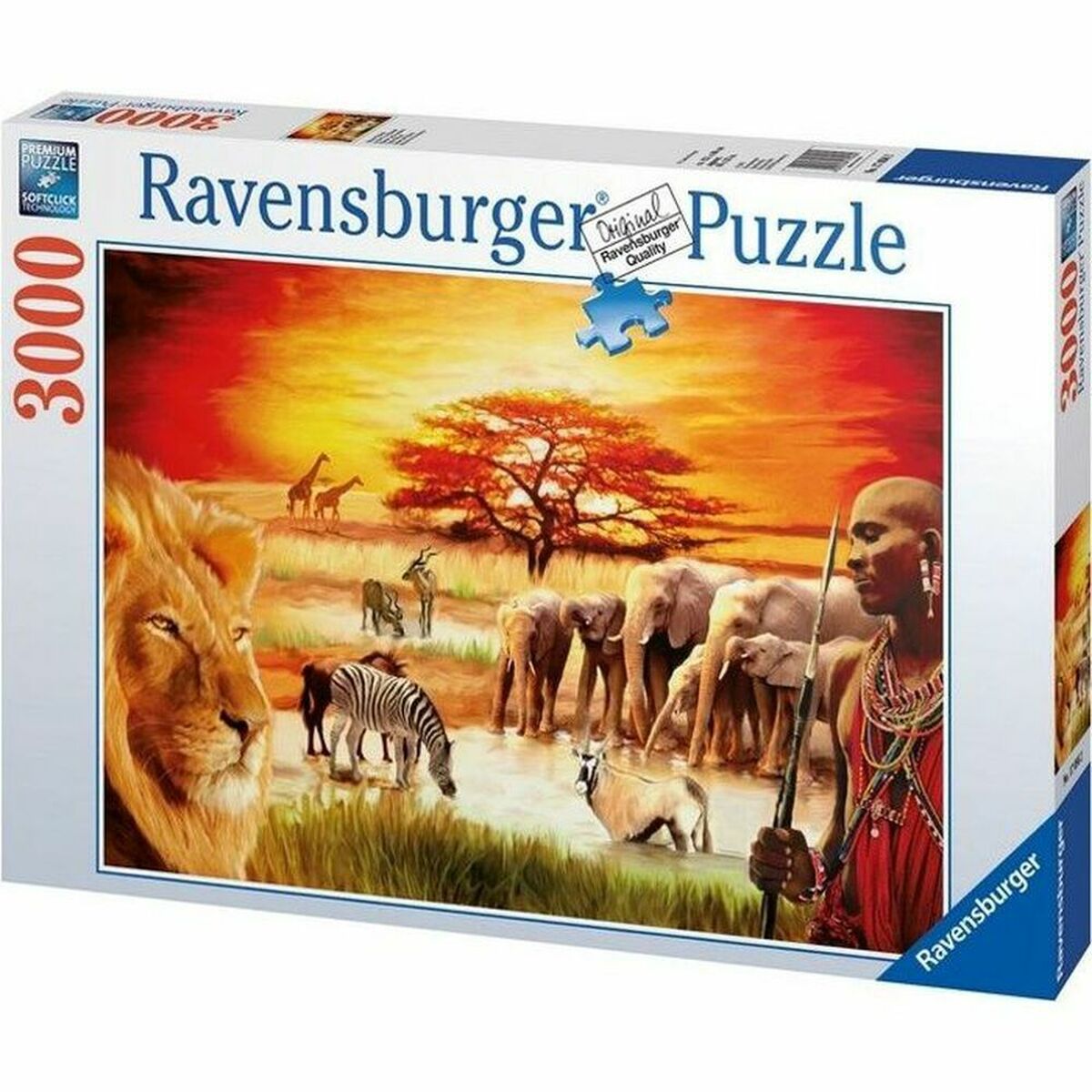 Dėlionė Ravensburger Massai Pride (3000 Dalys)