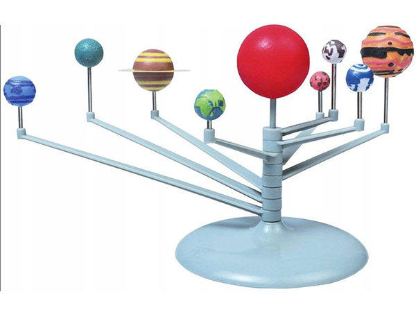 Kūrybinis tapybos rinkinys saulės sistemos mokomasis modelis planetos 3d