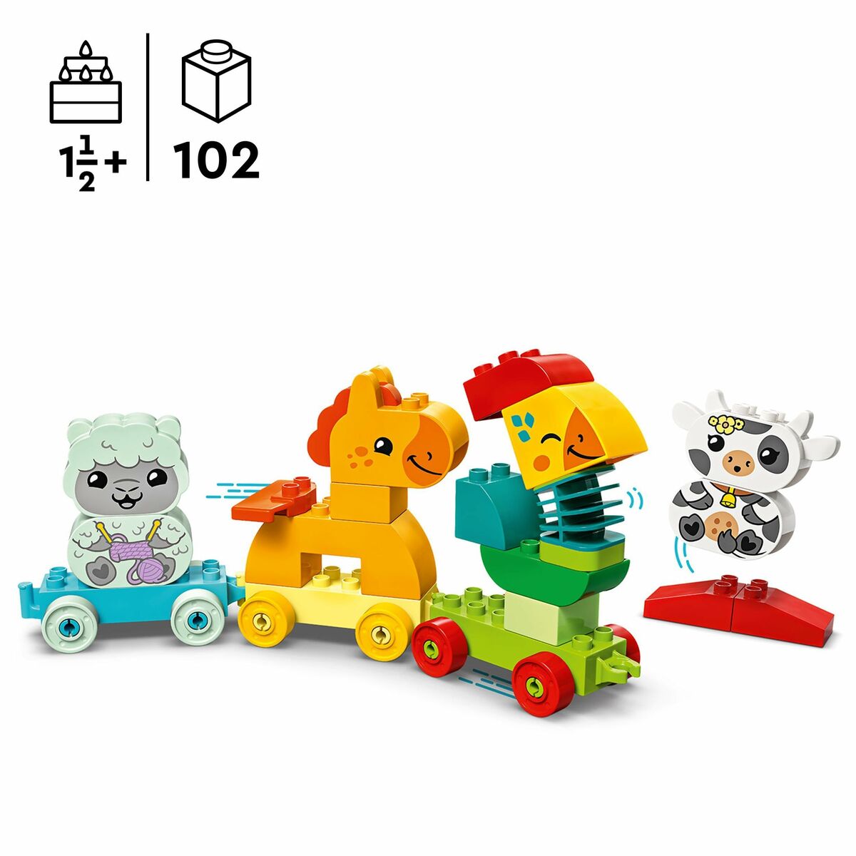 Playset Lego 10412 Animal Train 19 Dalys