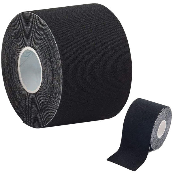 Kineziologinė juosta tejpy tejp plasters kinesiotaping sports pro 5m, Juoda, Szín, Fekete
