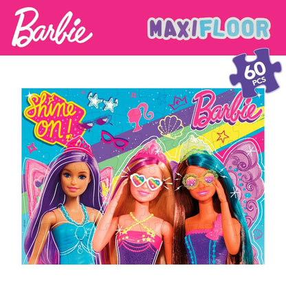 Dėlionė Barbie MaxiFloor 60 Dalys 70 x 1,5 x 50 cm