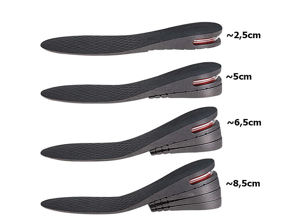 Aukščio didinimo batų vidpadžiai reguliuojami dydžiai 35 - 42 kulniukai