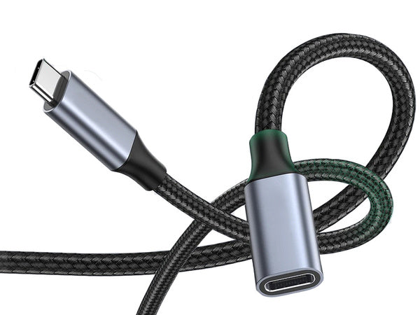 Usb-c adaptieriaus kabelis 2 m ilgio kabelis