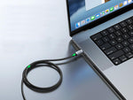 Usb-c adaptieriaus kabelis 2 m ilgio kabelis