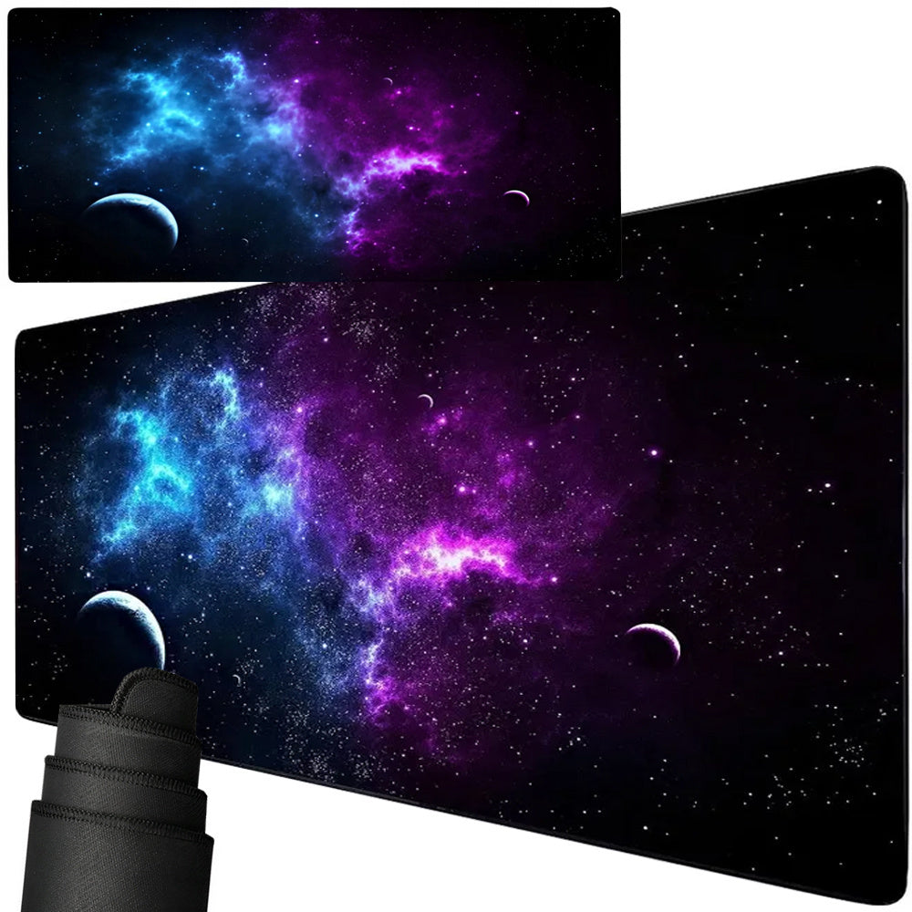 Žaidimų stalo kilimėlis xxl cosmos stars 90x40 thick pelės kilimėlis