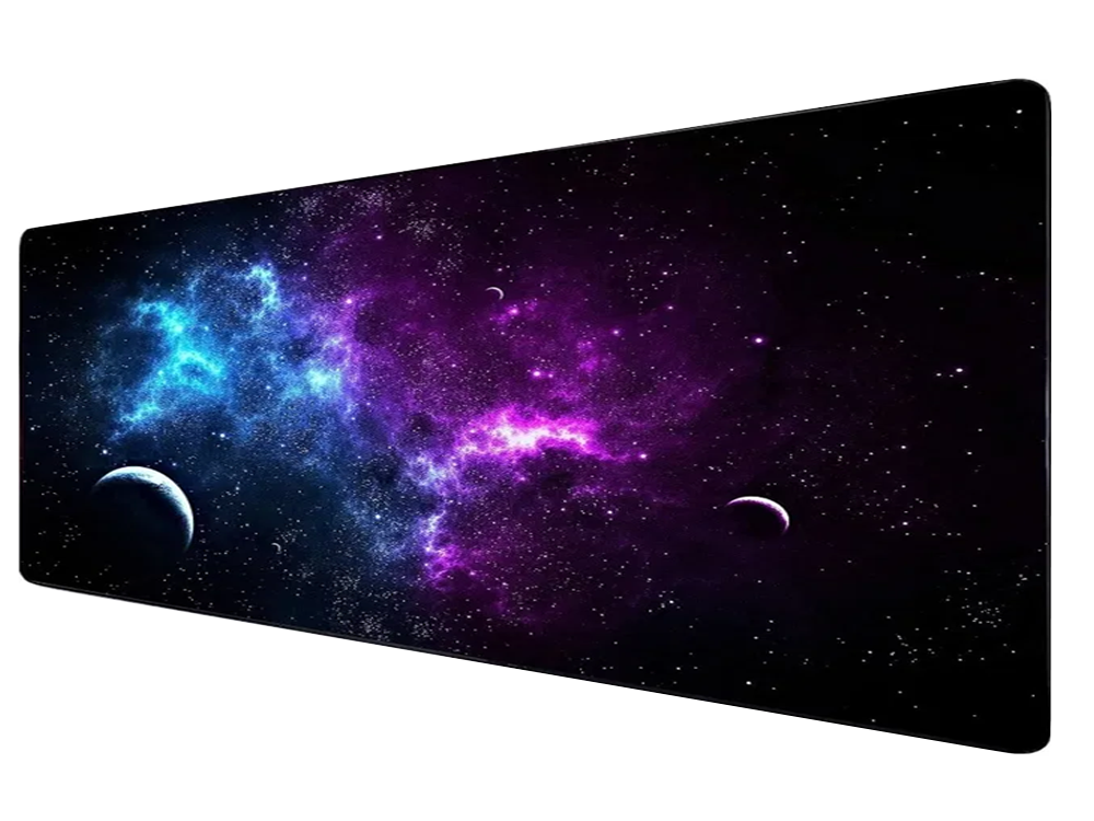 Žaidimų stalo kilimėlis xxl cosmos stars 90x40 thick pelės kilimėlis