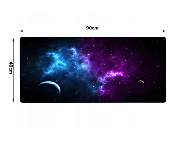 Žaidimų stalo kilimėlis xxl cosmos stars 90x40 thick pelės kilimėlis