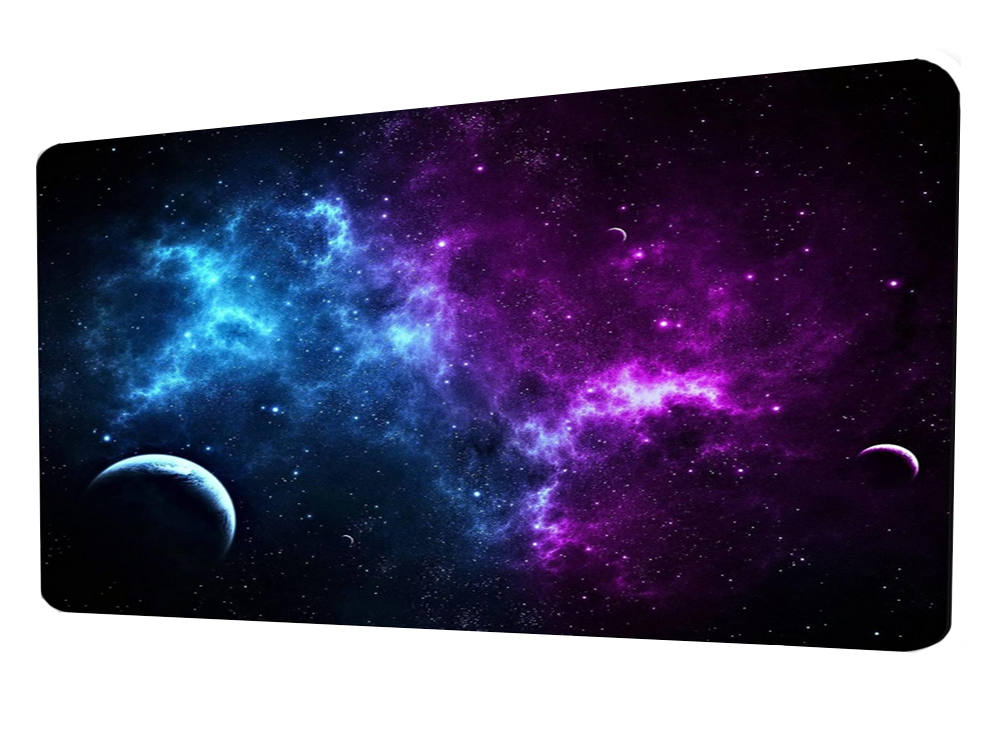 Žaidimų stalo kilimėlis xxl cosmos stars 90x40 thick pelės kilimėlis