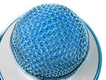 bluetooth belaidis mikrofonas karaoke garsiakalbis balso moduliatorius apvalus, Mėlyna, Szín, Kék
