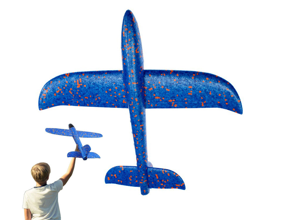 Blue aircraft styropian glide big styropian 47c, Mėlyna, Szín, Kék