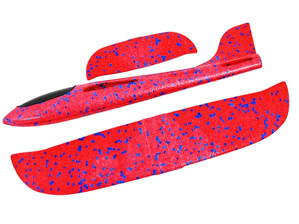 Styropian shield aircraft large from styropian 47cm red, Raudona, Szín, Piros