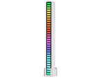 Usb led diodai garso atsakas daugiaspalvė neoninė rgb led juosta mirksi 18 režimų, Baltas, Szín, Fehér