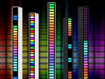 Usb vadovaujama garso atsakas daugiaspalvė neoninė juostelė rgb vadovaujama mirksinti baterija, Baltas, Szín, Fehér