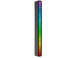 Usb vadovaujama garso atsakas daugiaspalvė neoninė juostelė rgb vadovaujama mirksinti baterija, Juoda, Szín, Fekete