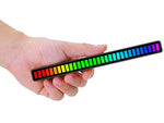 Usb vadovaujama garso atsakas daugiaspalvė neoninė juostelė rgb vadovaujama mirksinti baterija, Juoda, Szín, Fekete