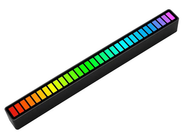 Usb vadovaujama garso atsakas daugiaspalvė neoninė juostelė rgb vadovaujama mirksinti baterija, Juoda, Szín, Fekete