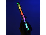 Usb vadovaujama garso atsakas daugiaspalvė neoninė juostelė rgb vadovaujama mirksinti baterija, Juoda, Szín, Fekete
