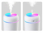 Mini oro drėkintuvas oro difuzorius aromaterapijos rūkas usb rgb, Baltas, Szín, Fehér