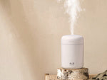 Mini oro drėkintuvas oro difuzorius aromaterapijos rūkas usb rgb, Baltas, Szín, Fehér