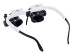 Laikrodininko didinamasis remonto stiklas 8x 23x led