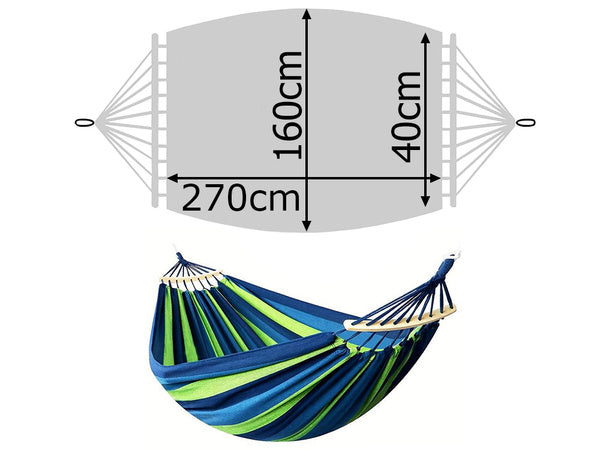 Brazilijos 2 asmenų sodo namelis xxl large 200kg 270x160 dangtas