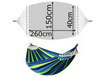 Brazilijos dviejų lygų hammakas su miešiniu xxl didelis 200kg 260x150 dangtas