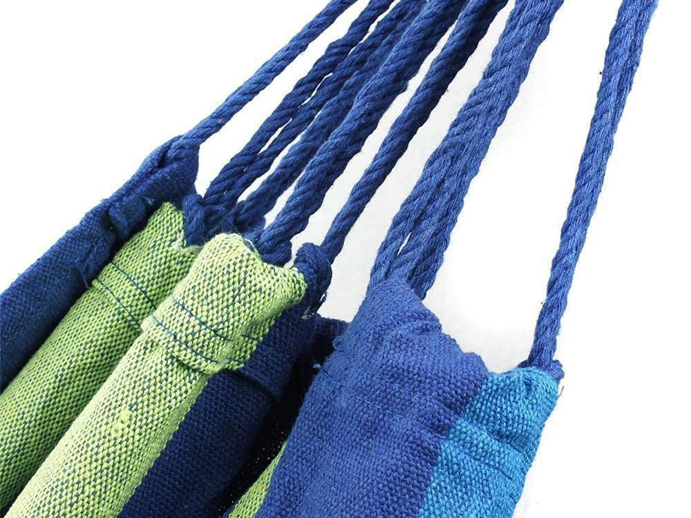 Brazilijos dviejų lygų hammakas su miešiniu xxl didelis 200kg 260x150 dangtas