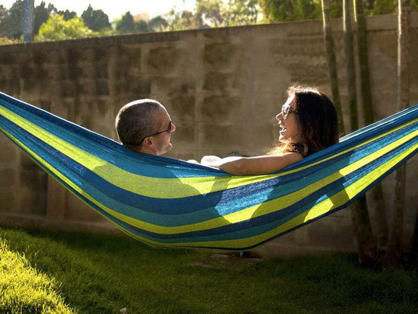 Brazilijos dviejų lygų hammakas su miešiniu xxl didelis 200kg 260x150 dangtas