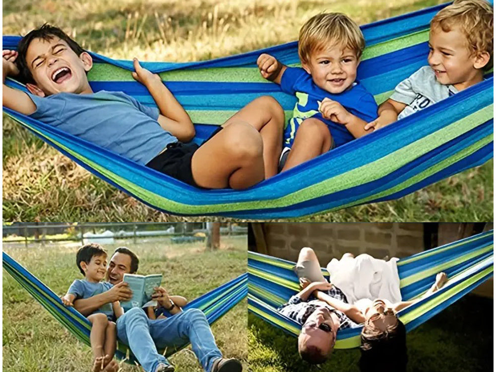 Brazilijos dviejų lygų hammakas su miešiniu xxl didelis 200kg 260x150 dangtas