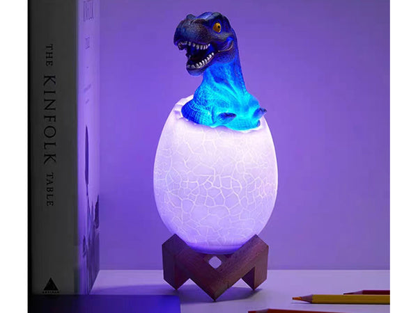 Dinozaurų naktinė šviesa tiranozauro kiaušinis rgb vadovaujama kiaušinių šviesa vaikams, 12294_3, Gyártói kód, 12294_3