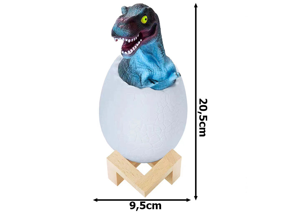 Dinozaurų naktinė šviesa tiranozauro kiaušinis rgb vadovaujama kiaušinių šviesa vaikams, 12294_3, Gyártói kód, 12294_3