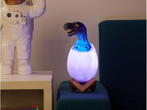 Dinozaurų naktinė šviesa tiranozauro kiaušinis rgb vadovaujama kiaušinių šviesa vaikams, 12294_3, Gyártói kód, 12294_3