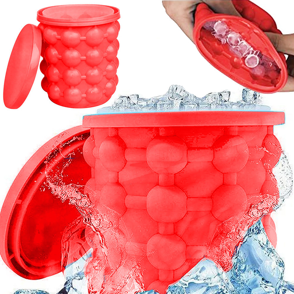 Ledo forma silikoninis kibirėlis ledo kubelių dėklas ledo kubelių forma ledo forma